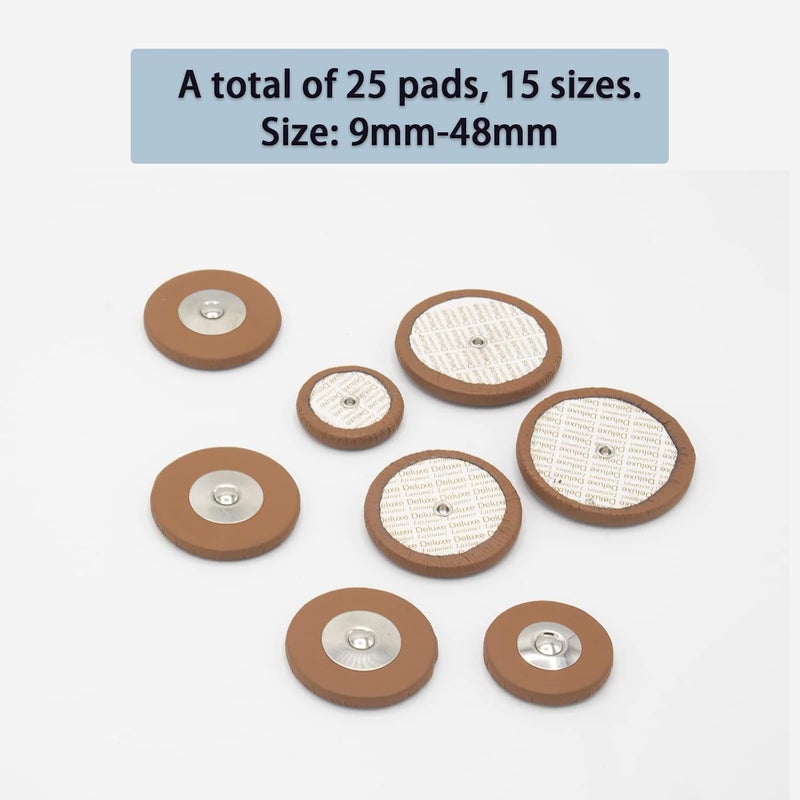 Cheerock Alto Sax Repair Kit Alto Saxophone Repair Parts including Screws Sound Hole Pad Spring Needles Rollers DIY Tools - Image 2
